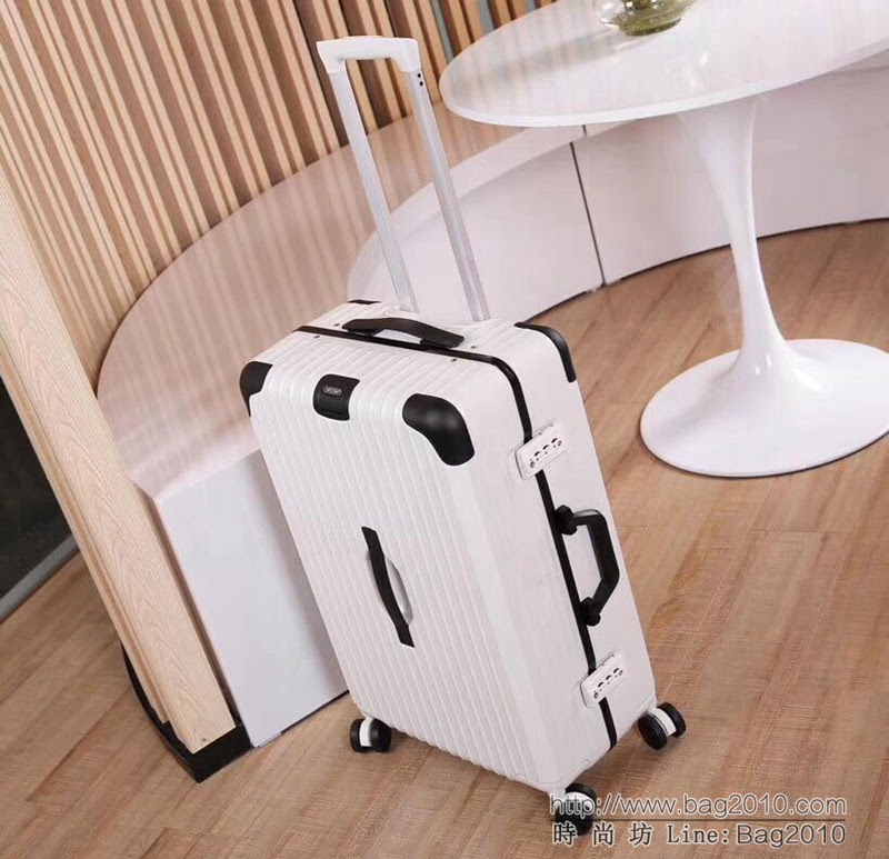 RIMOWA日默瓦 聚碳酸酯拉杆箱 保時捷款 加粗鋁合金拉杆 配色包角拉箱  xbt1071